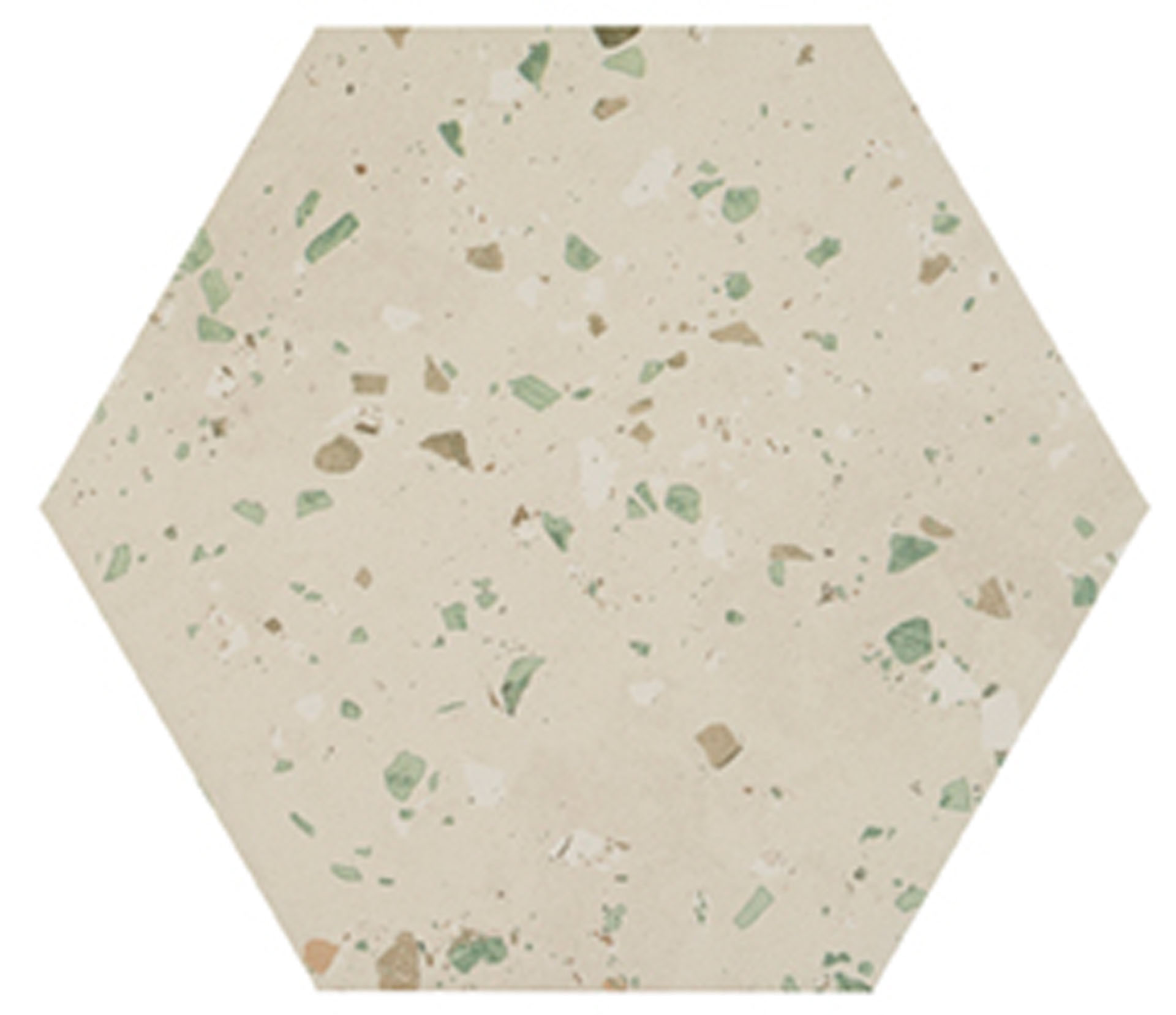 South Green Natural Hexagon Hex 25X30