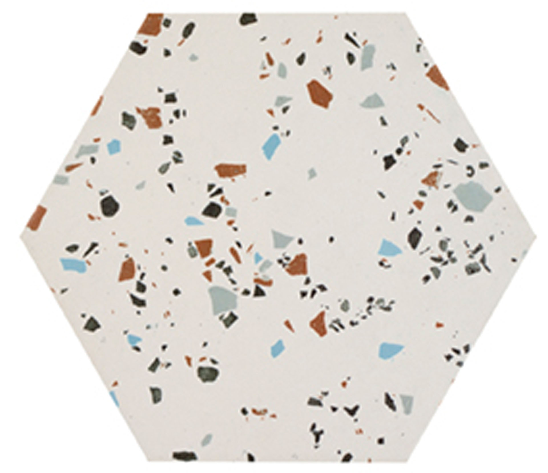 South White Natural Hexagon Hex 25X30