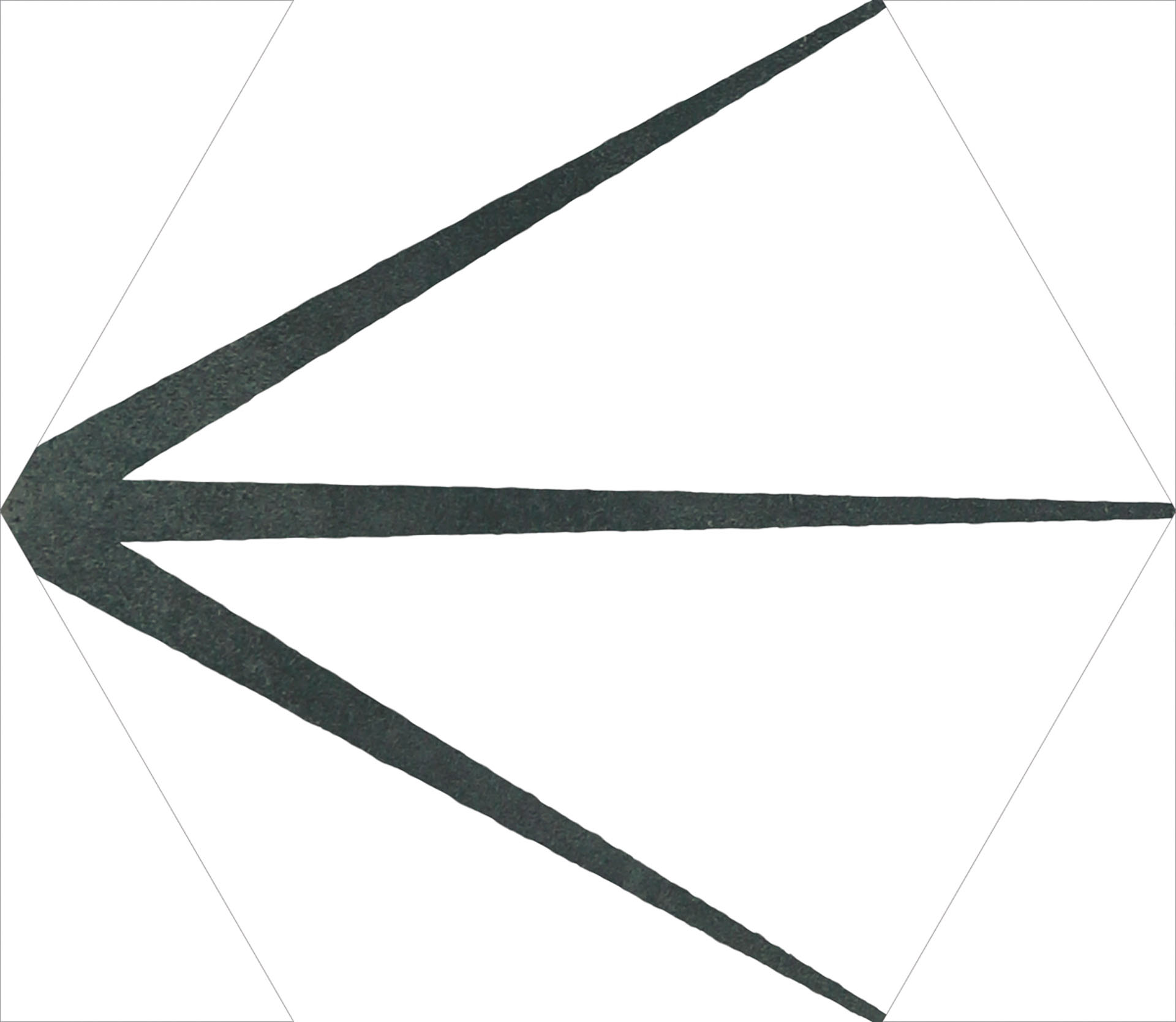 Starline White Natural Hexagon Hex 25X30