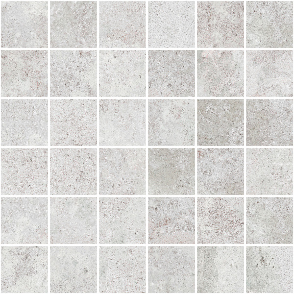 Sullivan White Nat Mos 5X5 30X30