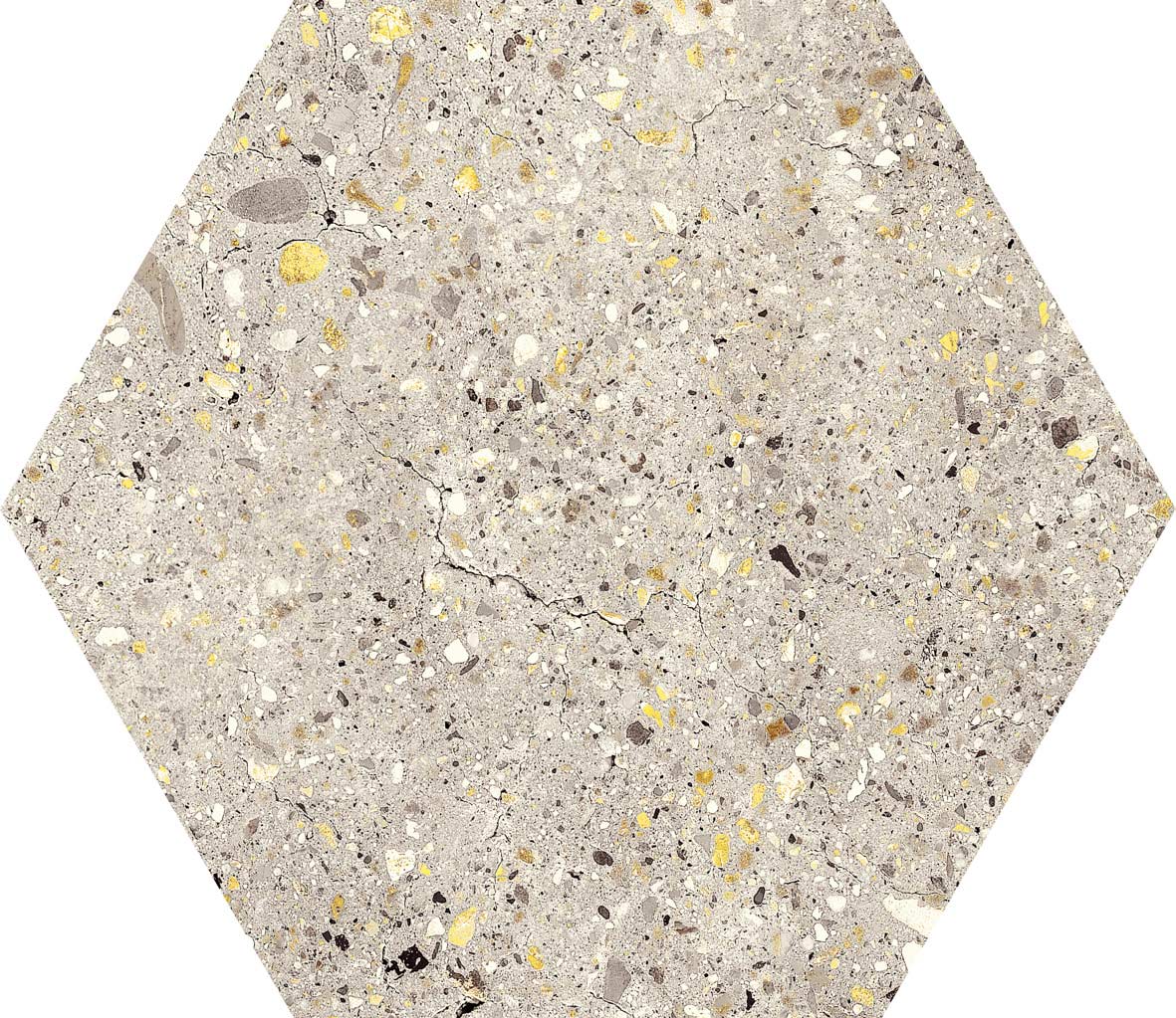 Wind Ivory Natural Hexagon Hex 25X30