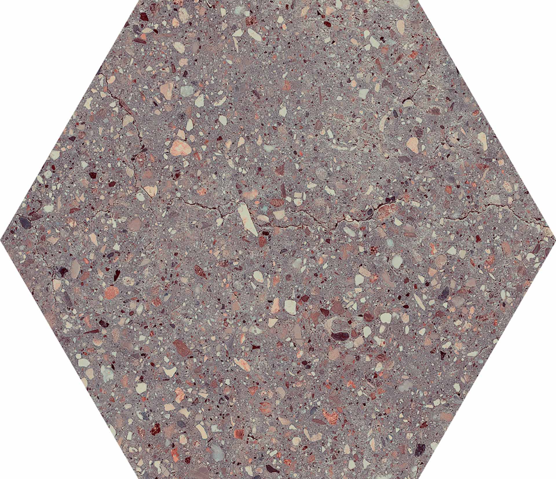 Wind Moss Natural Hexagon Hex 25X30