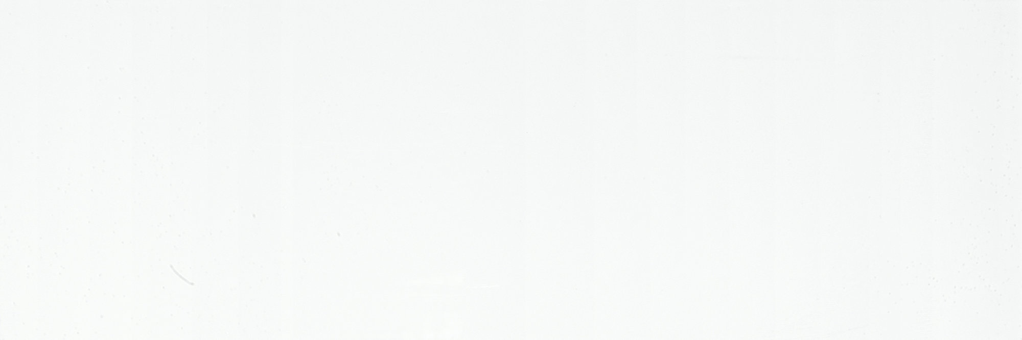 ALL WHITE SHINE RECT 30X90