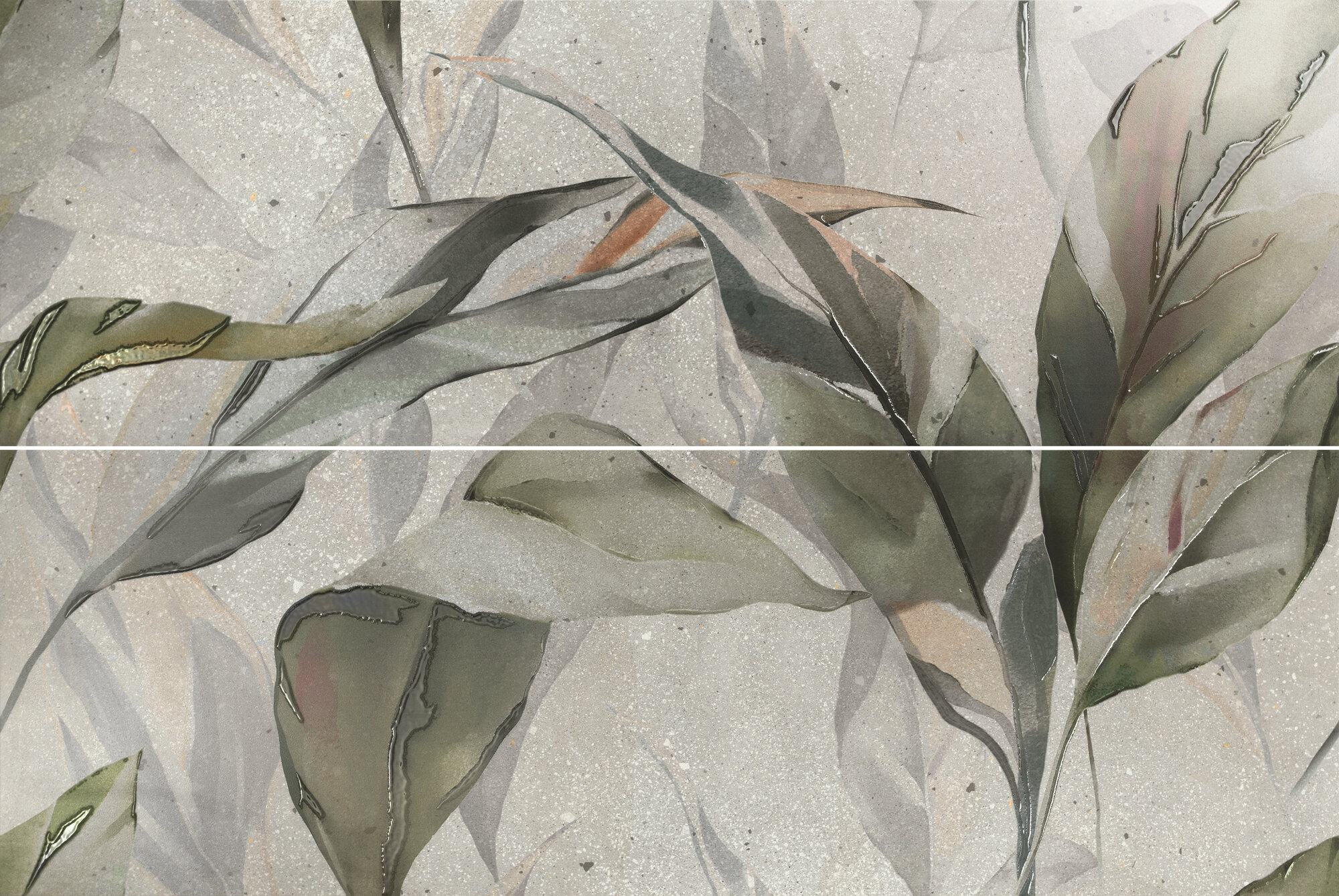 DECOR SET(2) AMA GRIGIO 40X120