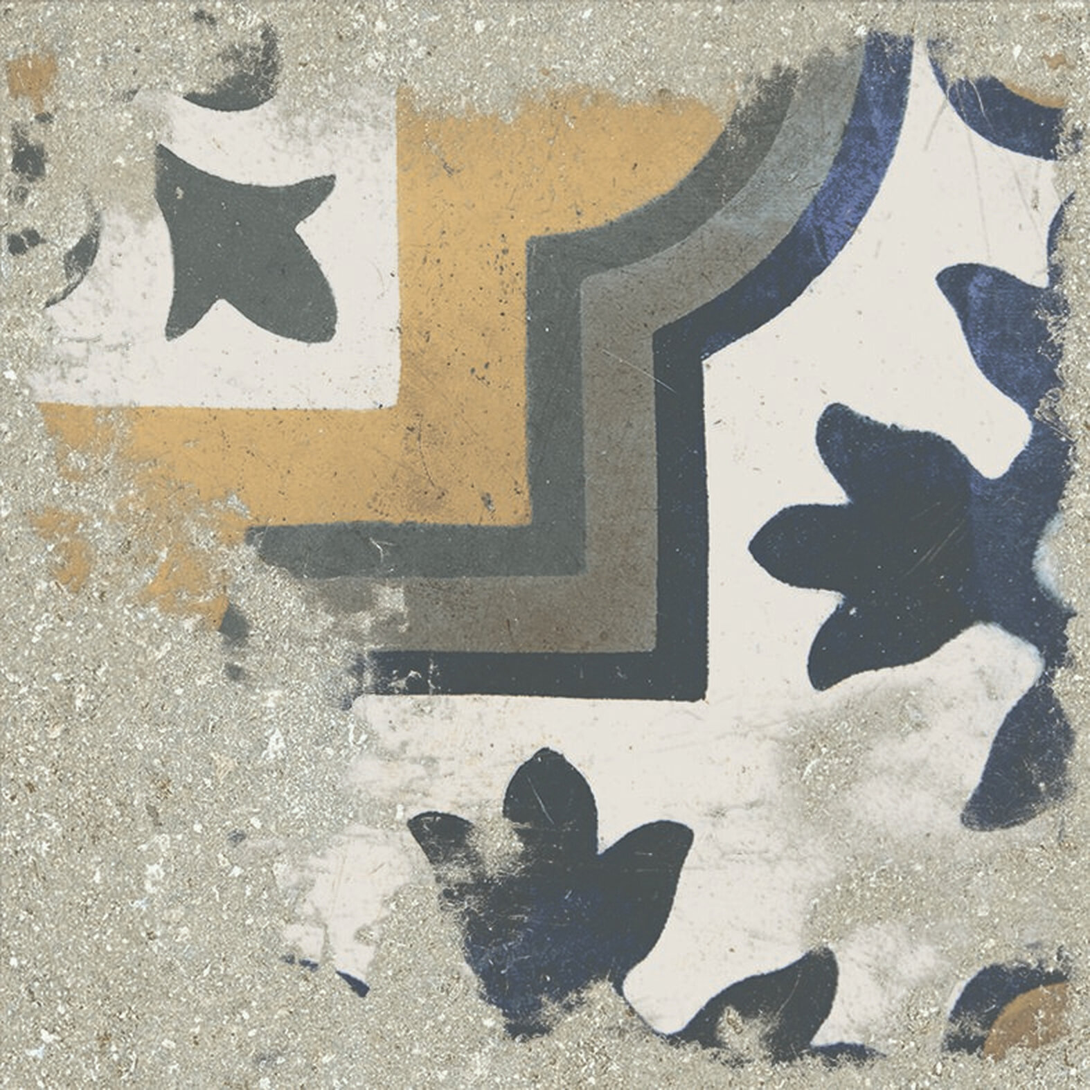 NESSO ECRU MIX RECT 20X20
