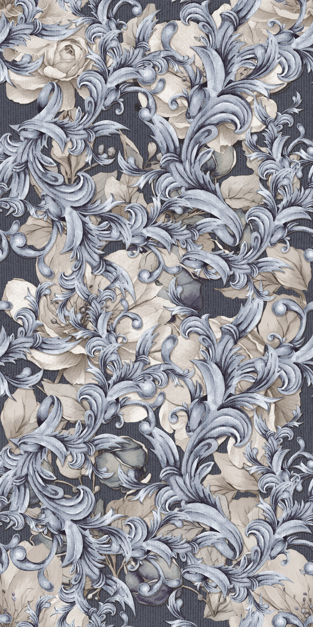 BAROQUE BLU MIX RECT 60X120