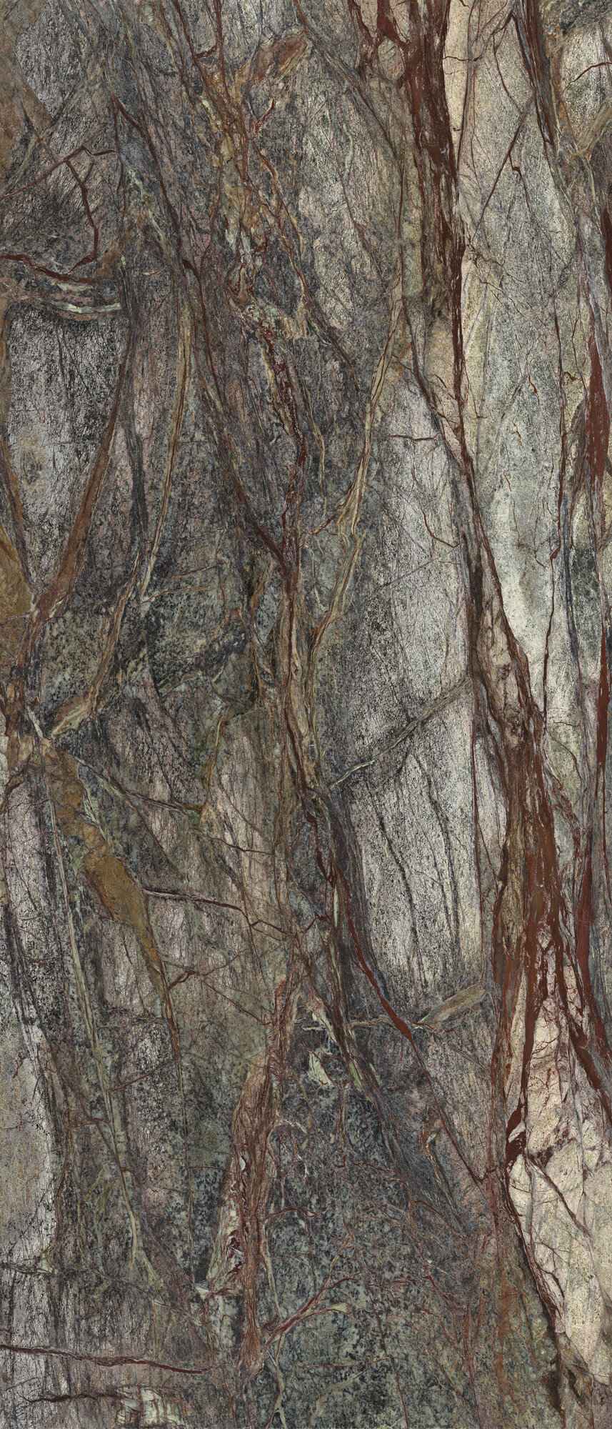 FOREST GREEN MARBLE 3D HONED RECT 120X280