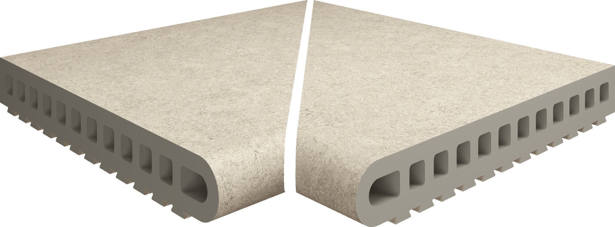 PAR ANGULO PISCINA INT. IWA BONE 33X33