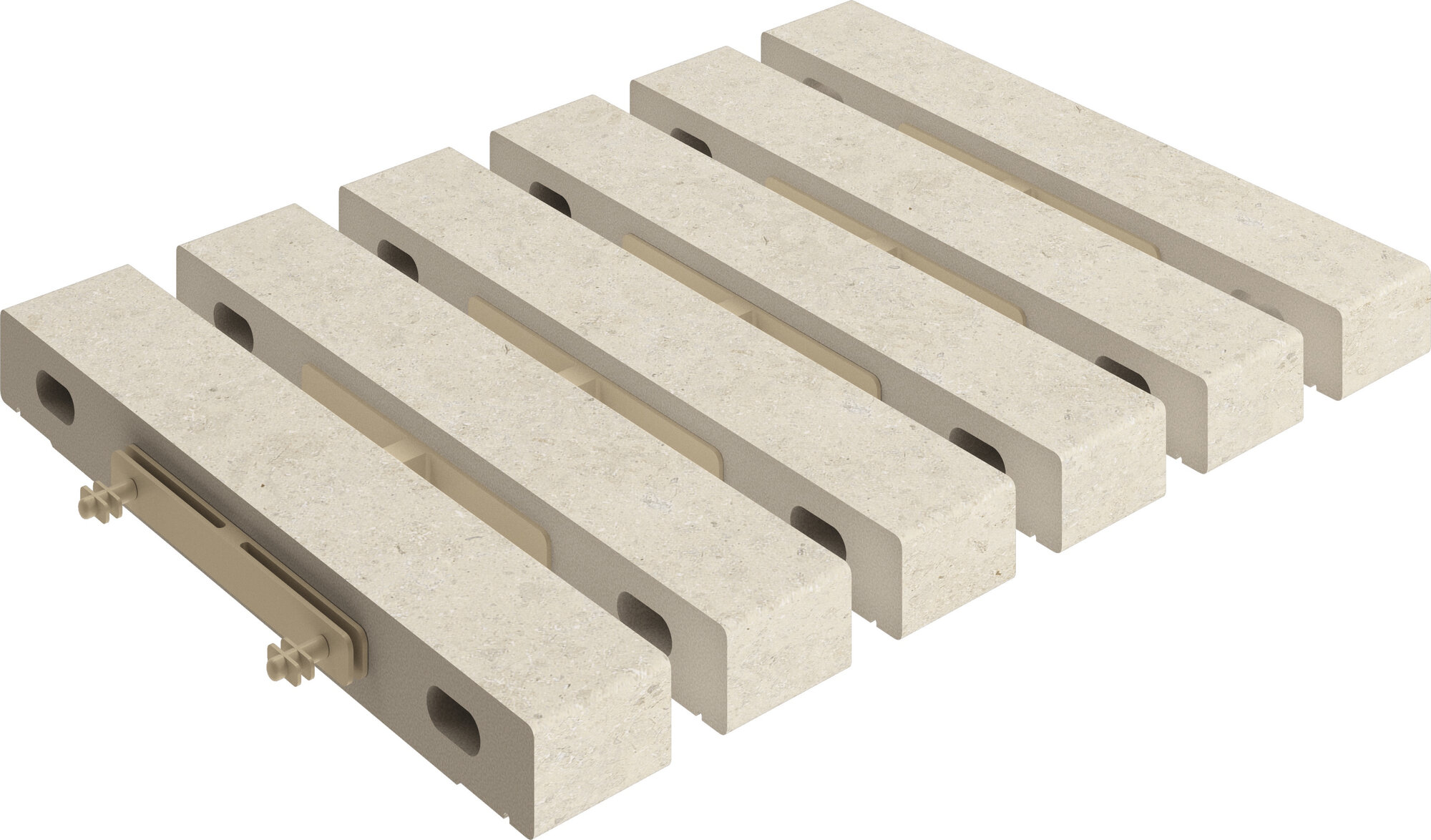 REJILLA MODULAR KYOTO IVORY 24,5X30