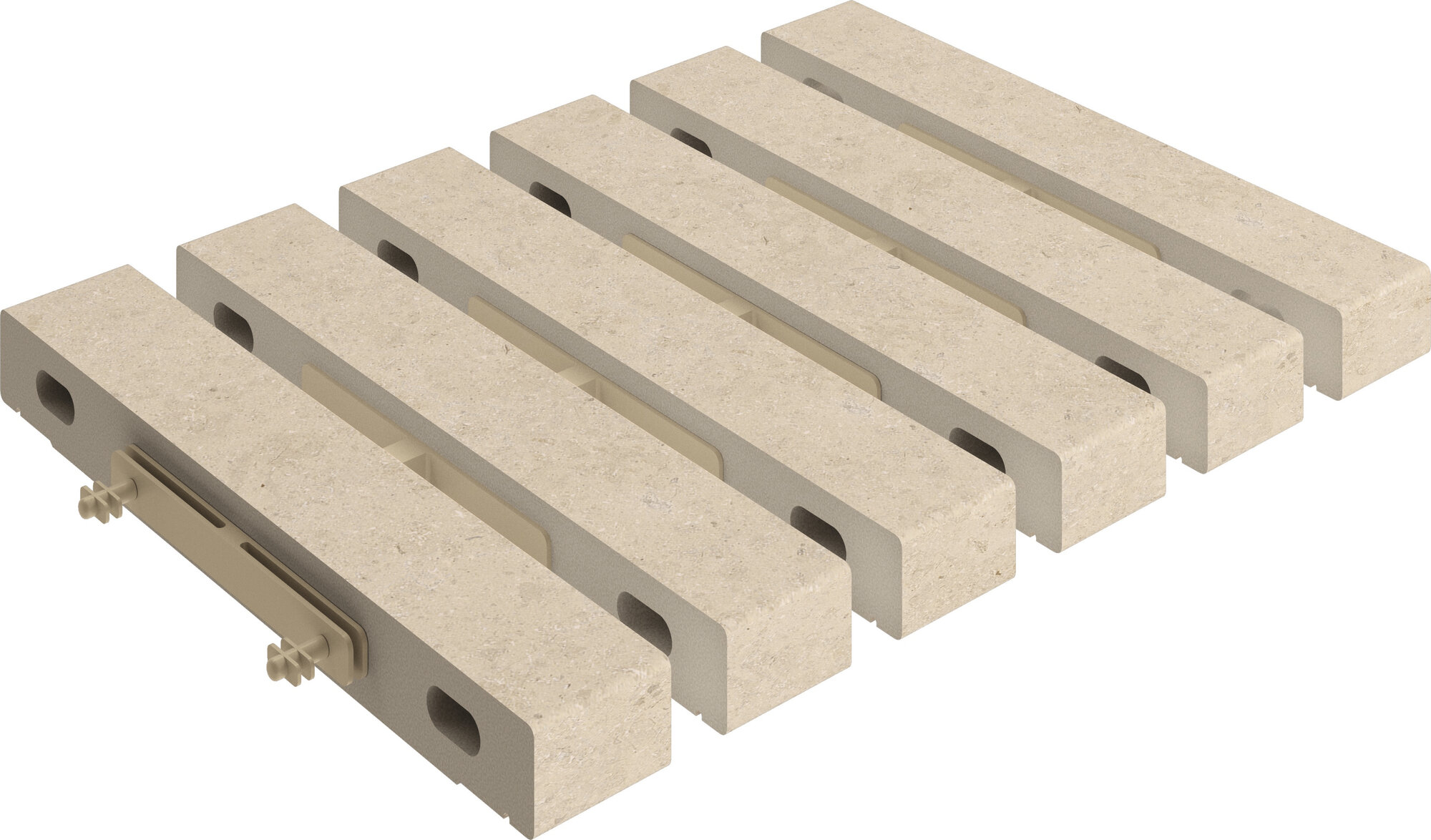 REJILLA MODULAR KYOTO BEIGE 24,5X30