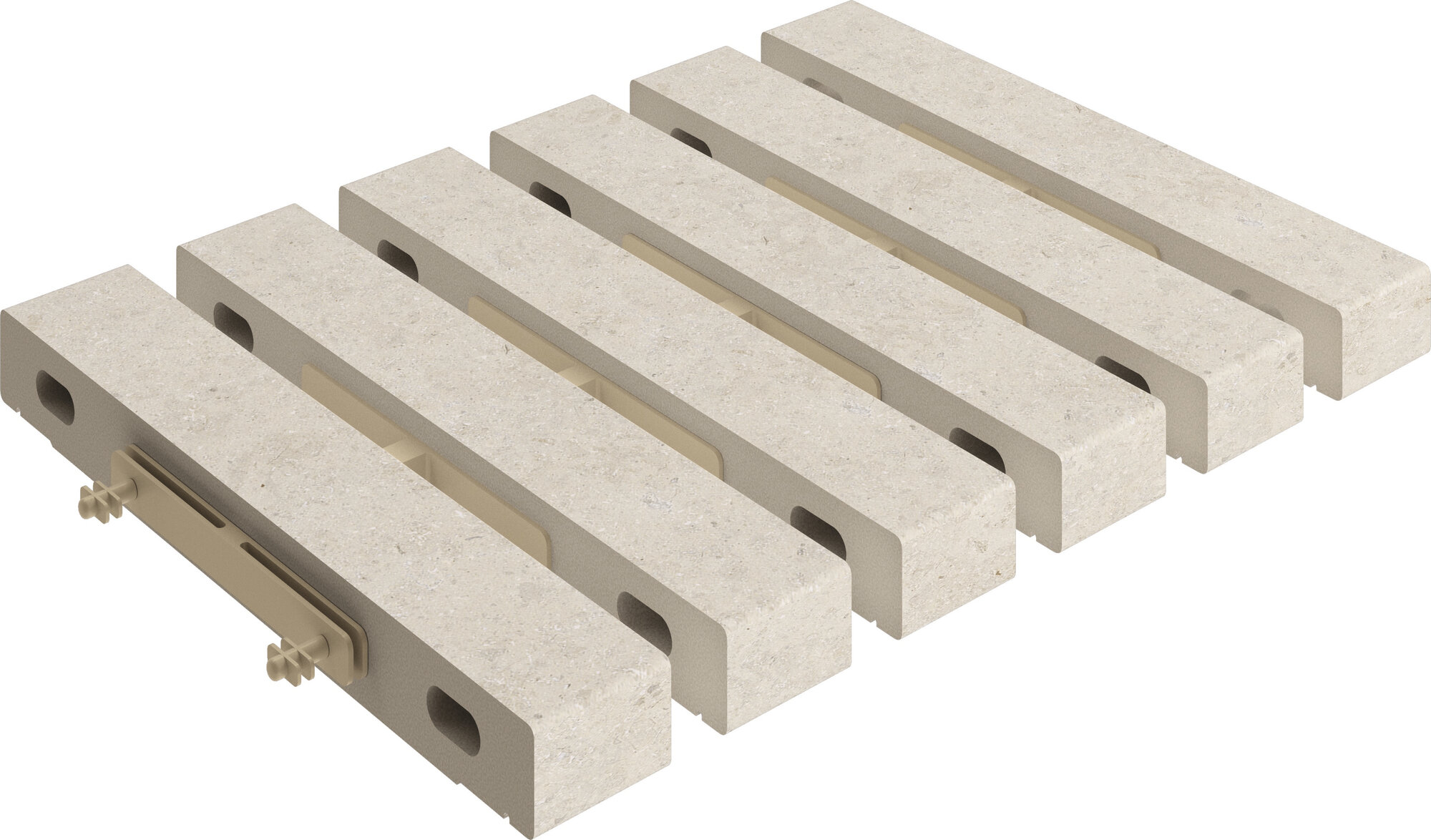 REJILLA MODULAR KYOTO TAUPE 24,5X30