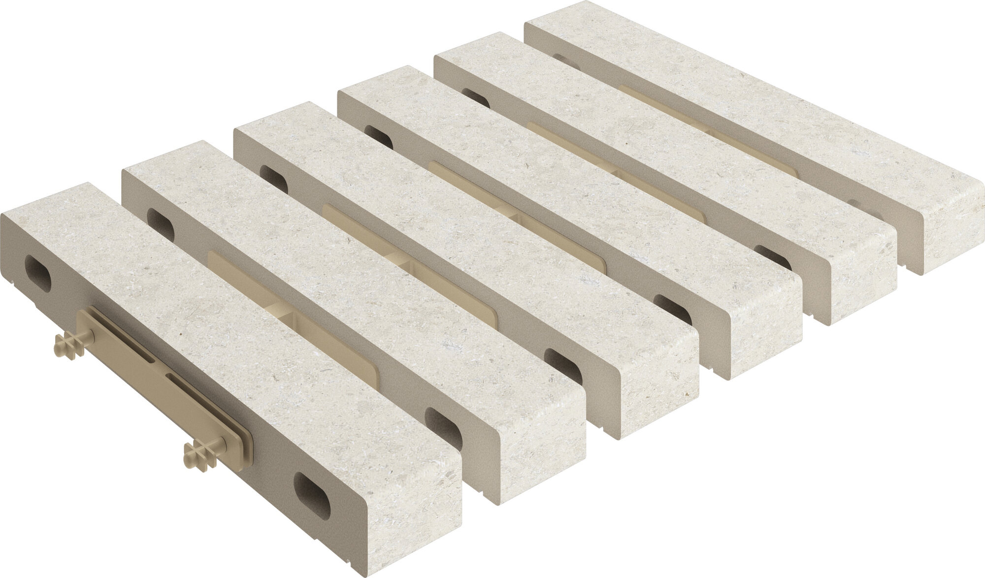 REJILLA MODULAR KYOTO WHITE 24,5X30