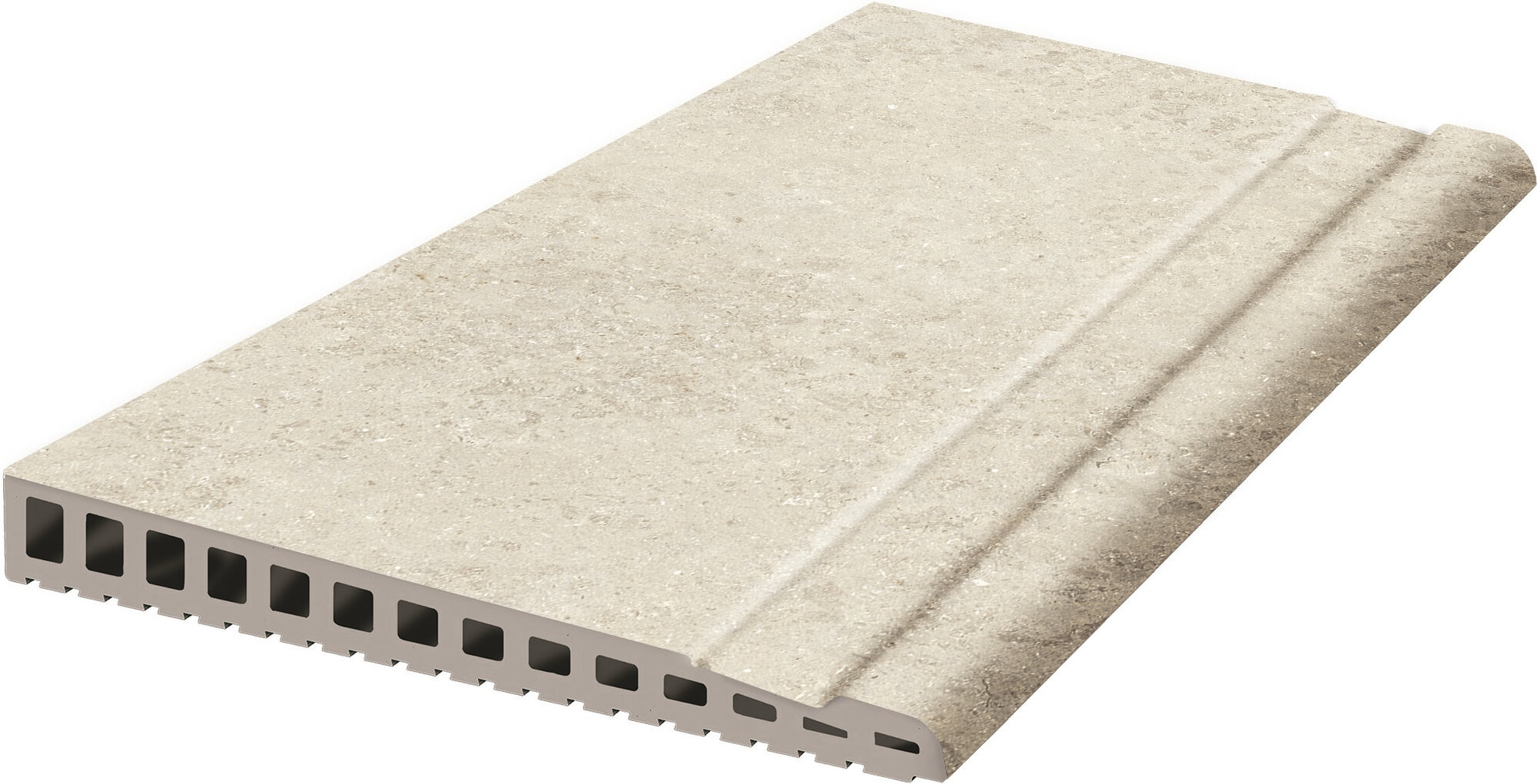 BORDE DESBORDANTE KYOTO IVORY 28X66,5