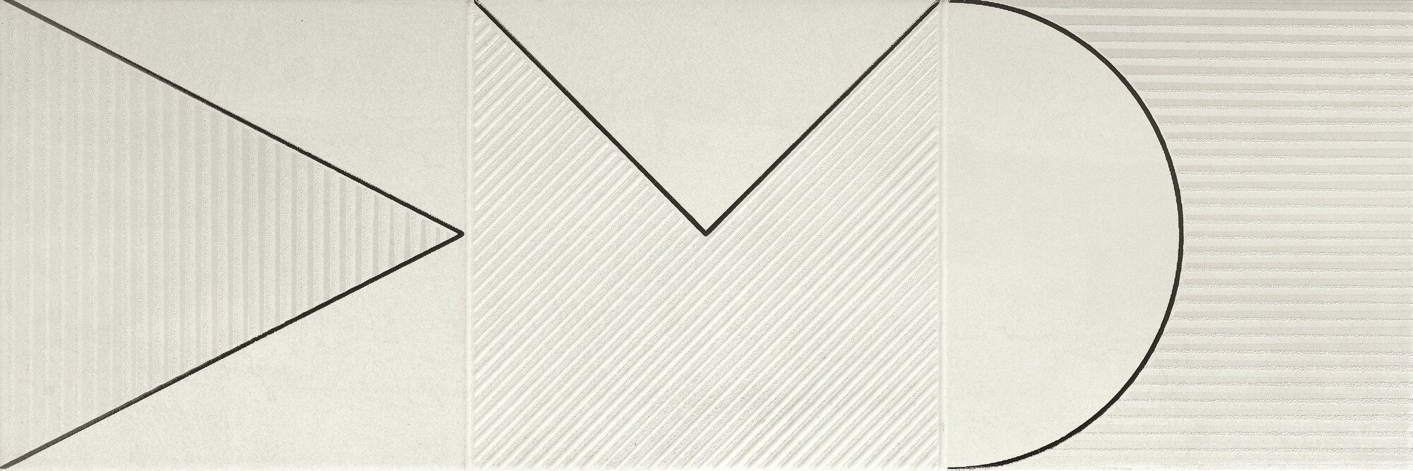 DECOR FORMS II WHITE 20X60