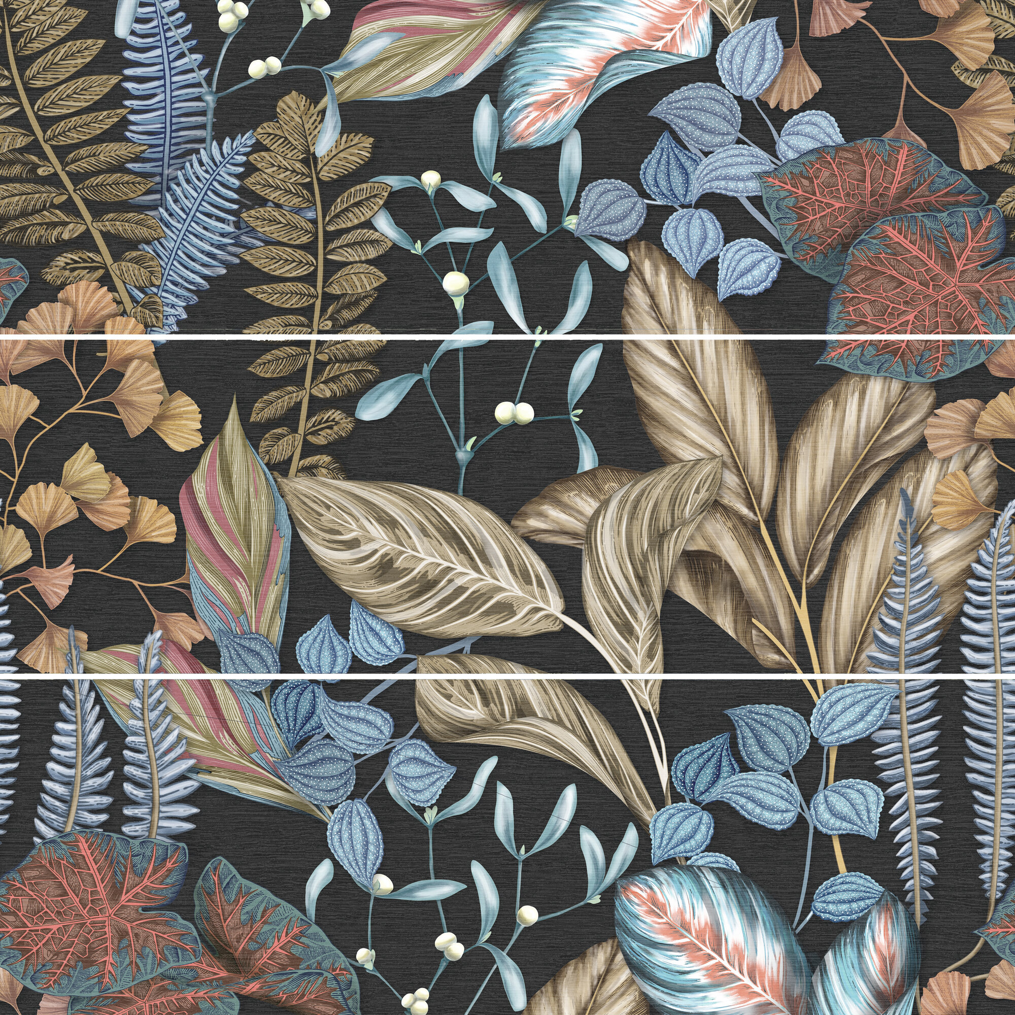 DECOR SET(3) ABC BIBA GRAPHITE 40X120