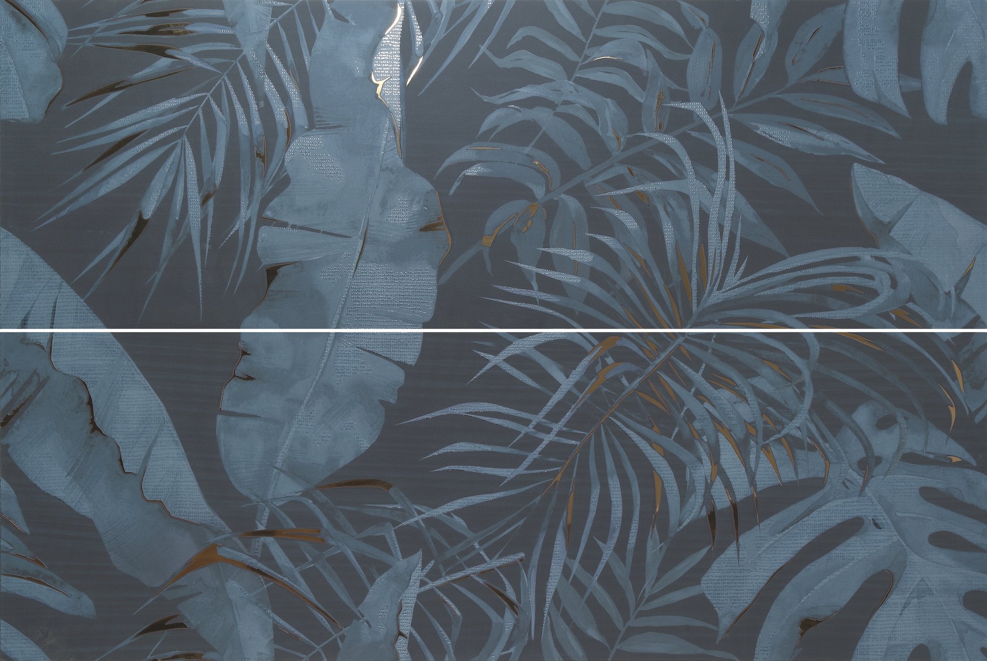 DECOR SET(2) LOST PARADISE BLUE 40X120