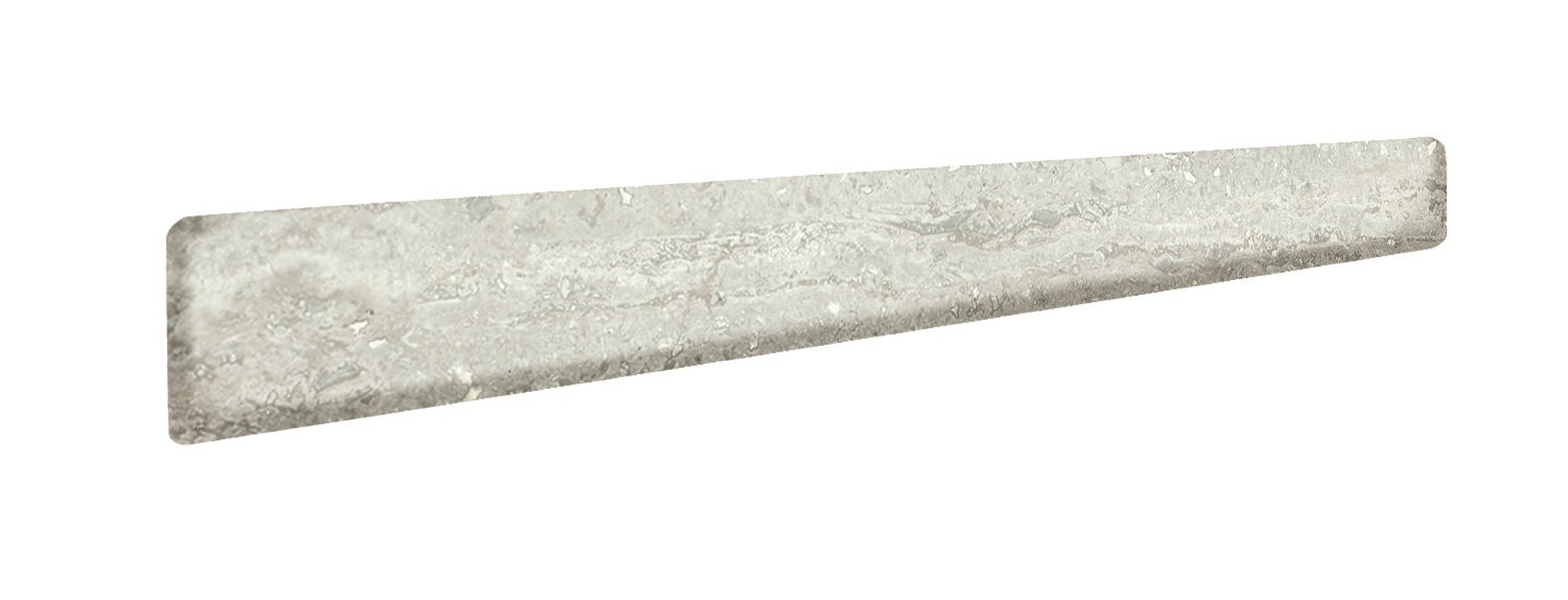 REMATE PELD. RECTO TRAVERTINO SILVER 3,2X33