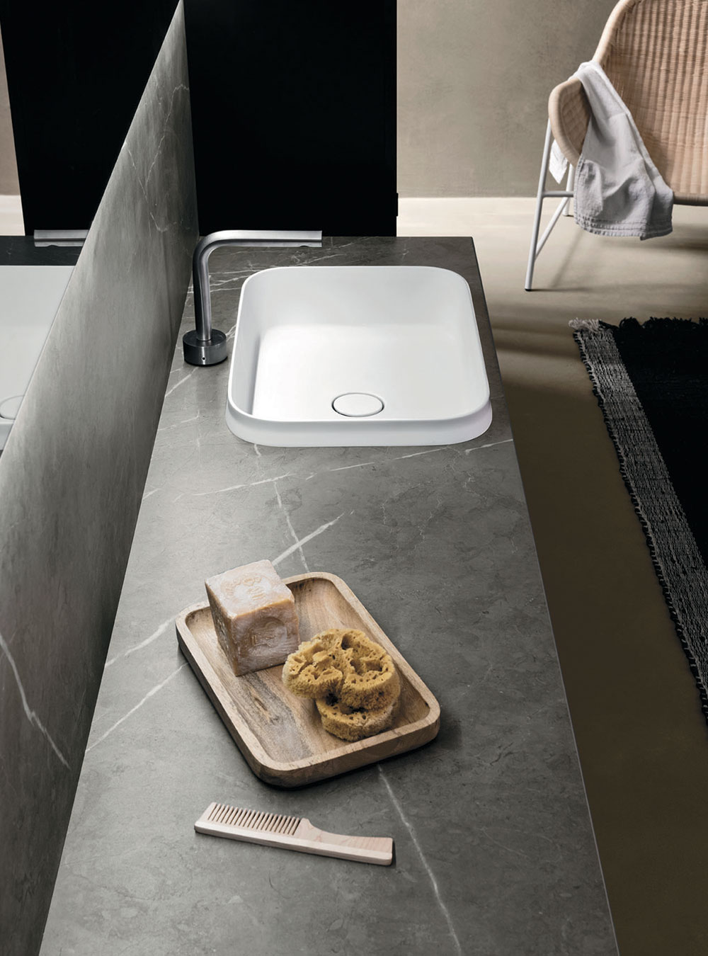 Semi-recessed washbasins / official gallery