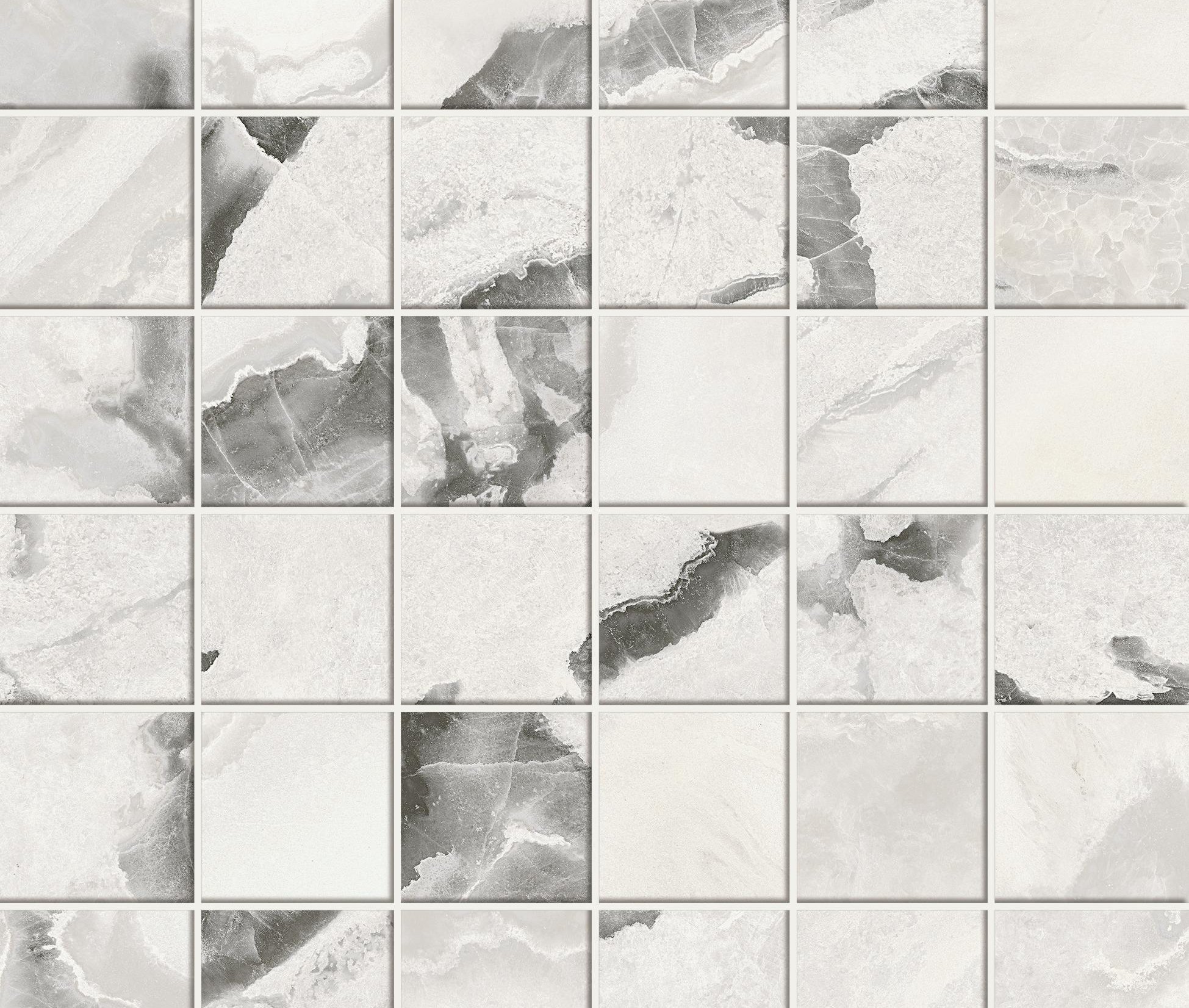 Forte dei Marmi Quark Oyster White Mosaic Lap