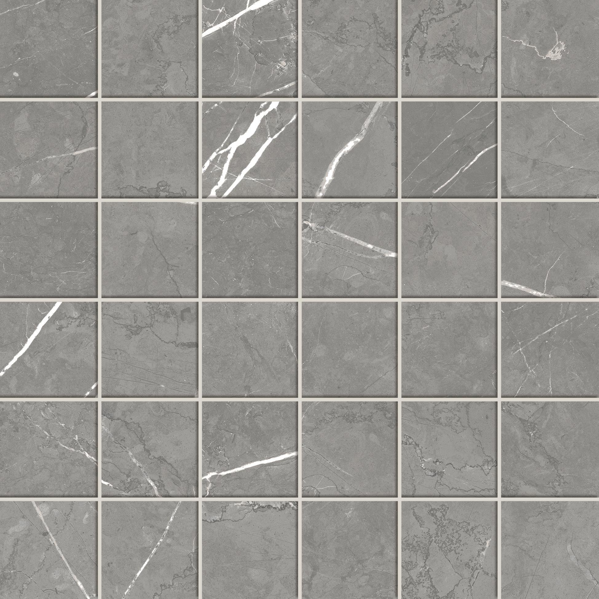 Forte dei Marmi Elegant Grey Mosaic Lap