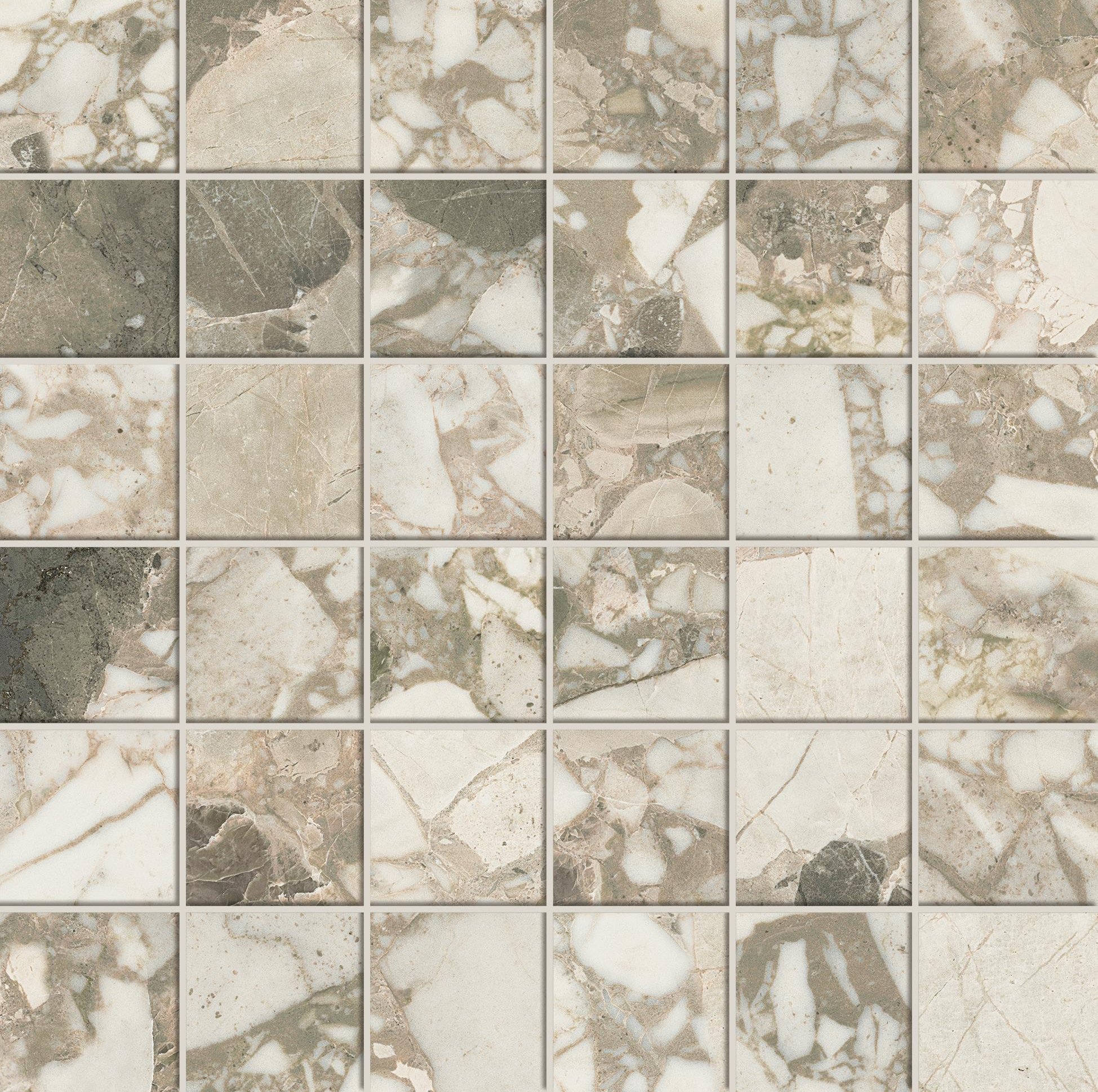 Forte dei Marmi Ceppo Apuano Cream Mosaic Lap
