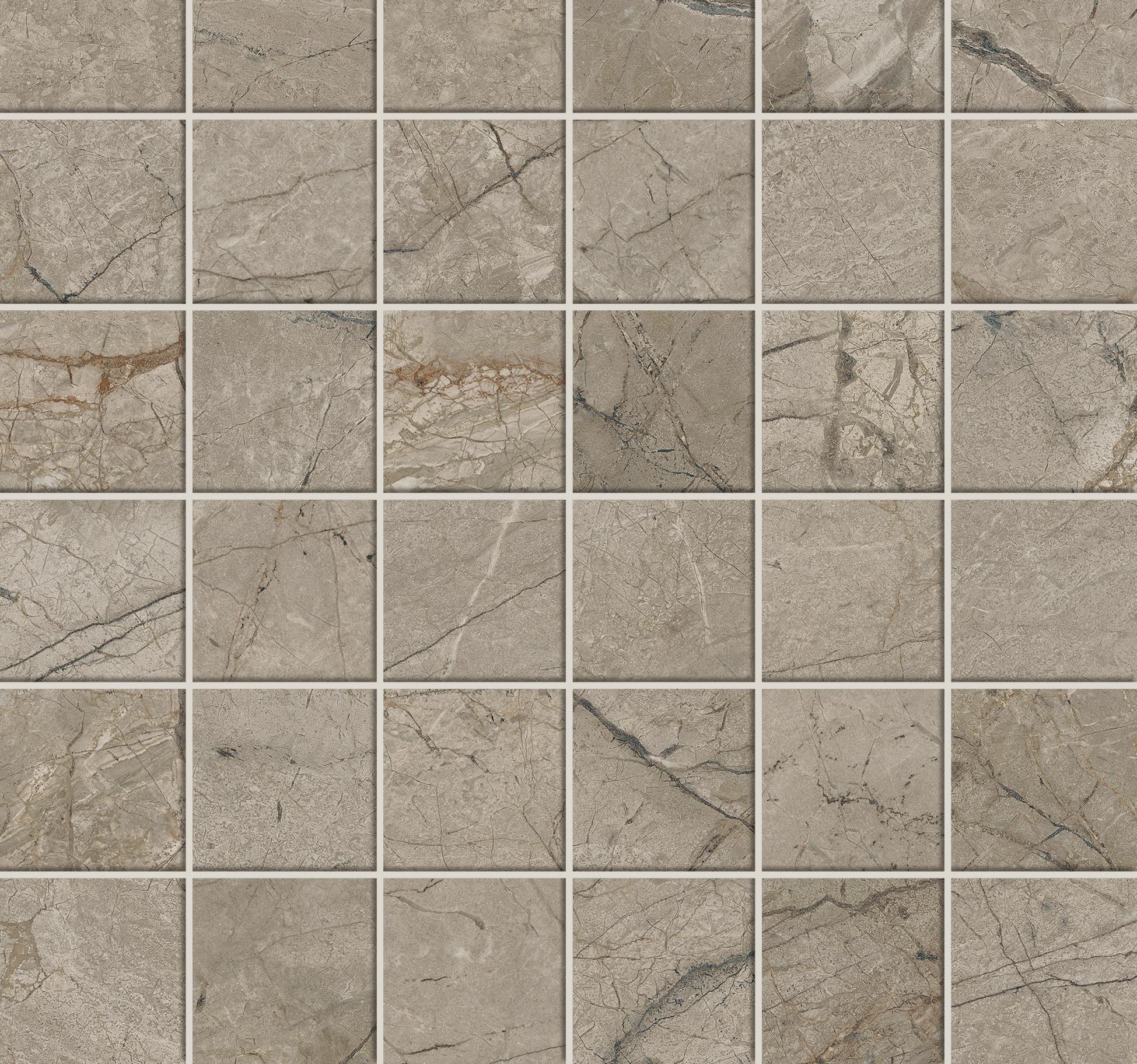 Forte dei Marmi Mystic Grey Mosaic Cer