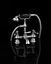 Antique Precious Lever 4-hole bath set