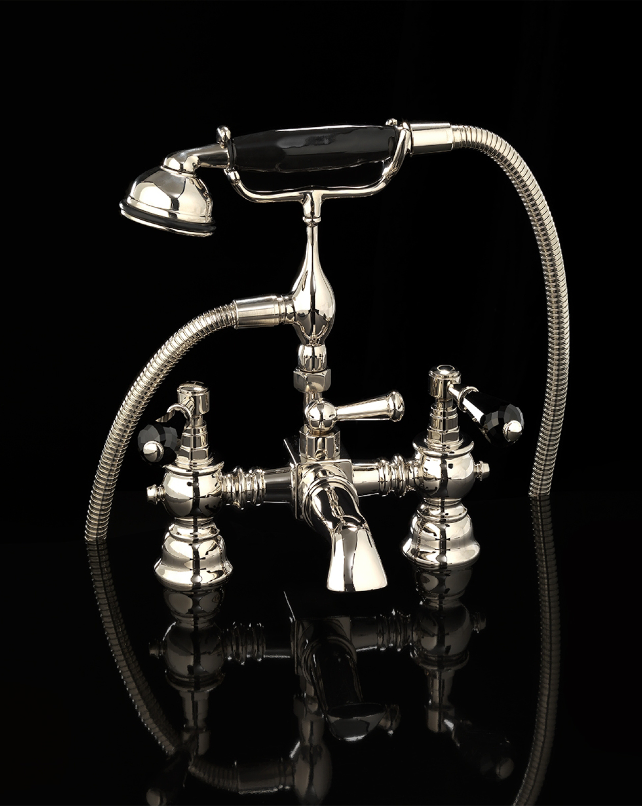 Antique Precious Lever 4-hole bath set
