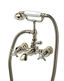 Antique shower set wall mounted