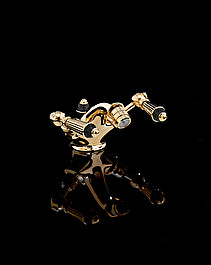 Black Diamond 1 hole bidet set