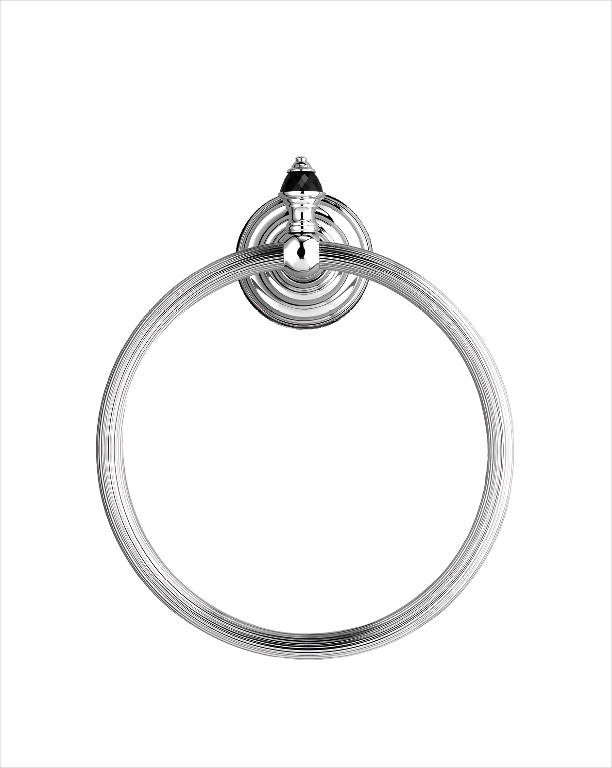 Black Diamond Towel ring