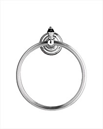 Black Diamond Towel ring