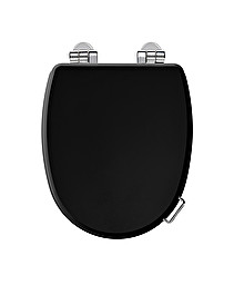 Blues/Rose Mdf seat in Deep Black semi-gloss colour