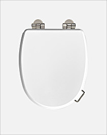 Blues/Rose Mdf seat in Pure White semi-gloss colour