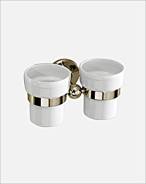 Cavendish double ceramic cup holder
