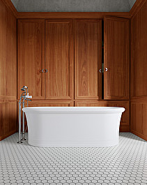 Celine White Bathtub