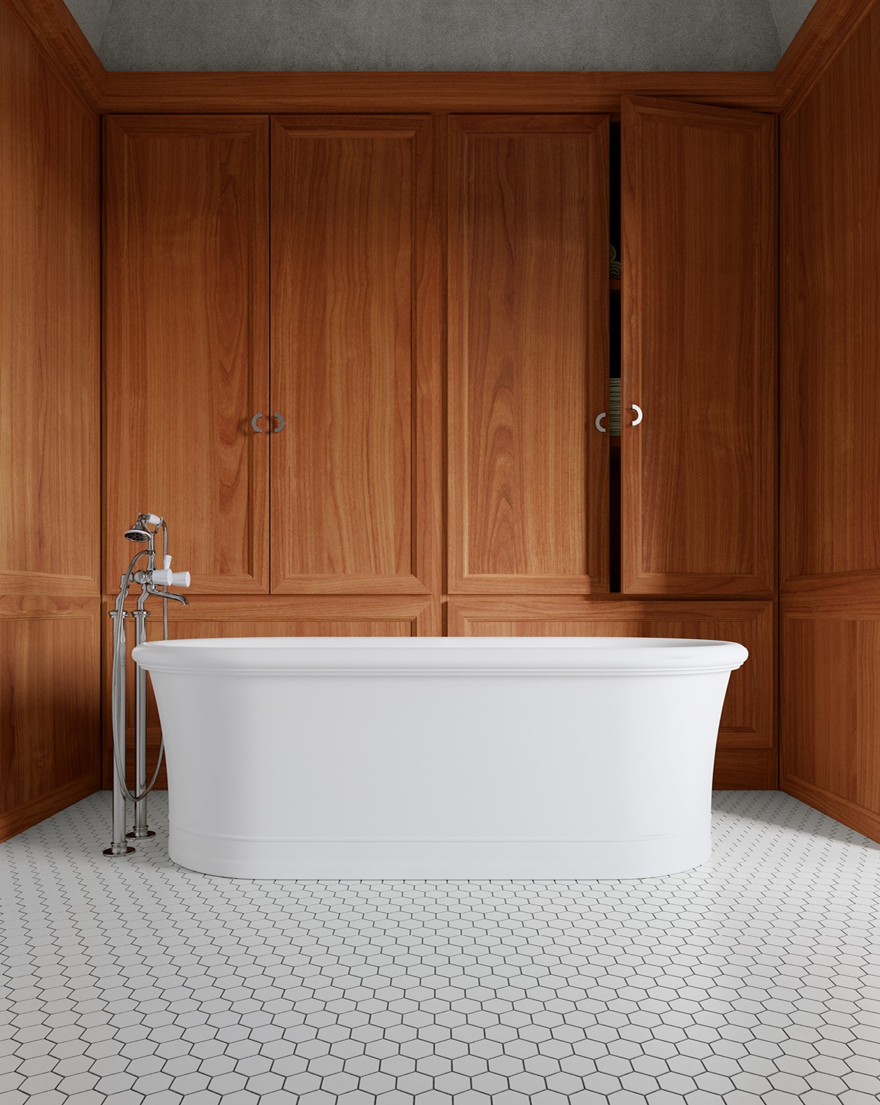 Celine White Bathtub
