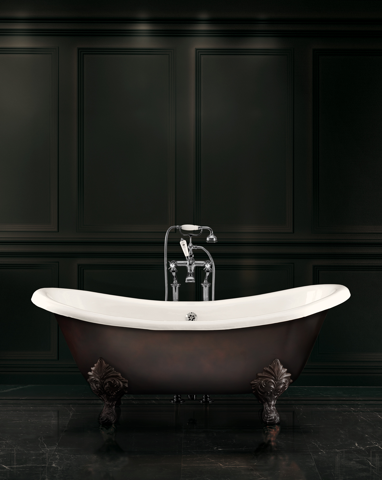 Chérie Copper Effect Bathtub