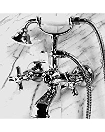 City bath and shower mixer wall mounted