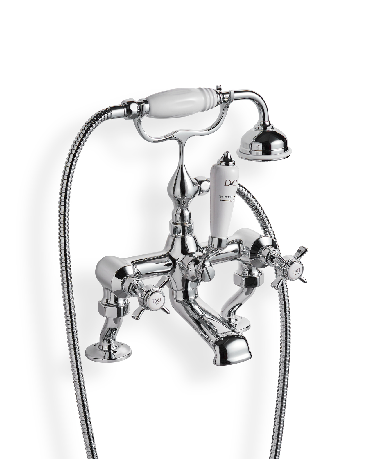 Coventry bath and shower mixer deck mounted
