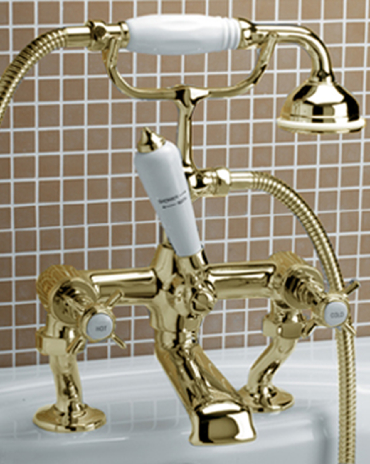 Coventry bath and shower mixer deck mounted