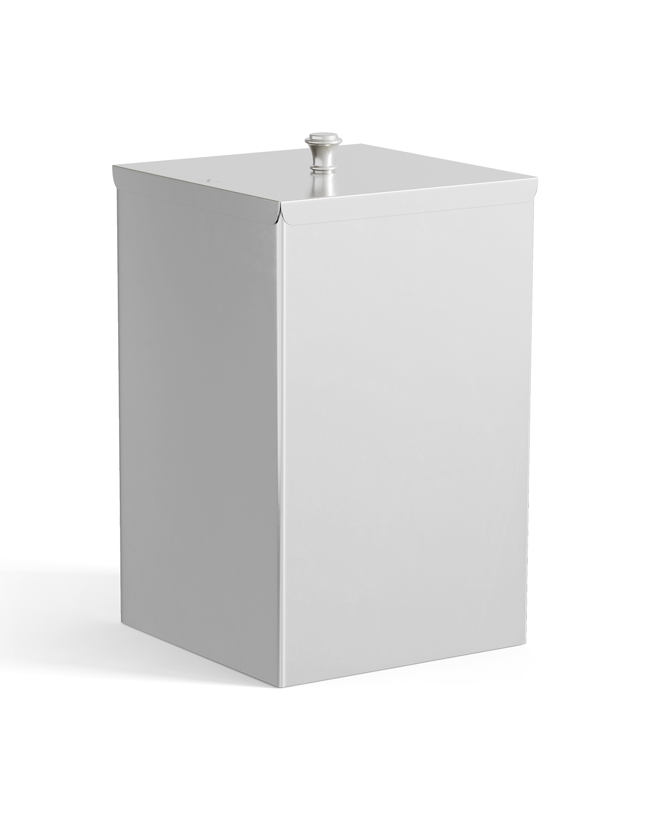 Cube Waste basket with lid