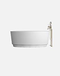 Dove bathtub in White Tec Plus