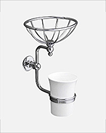 First class sponge holder and ceramic cup holder