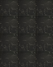 Flora Tiles Base Black Ground wall covering