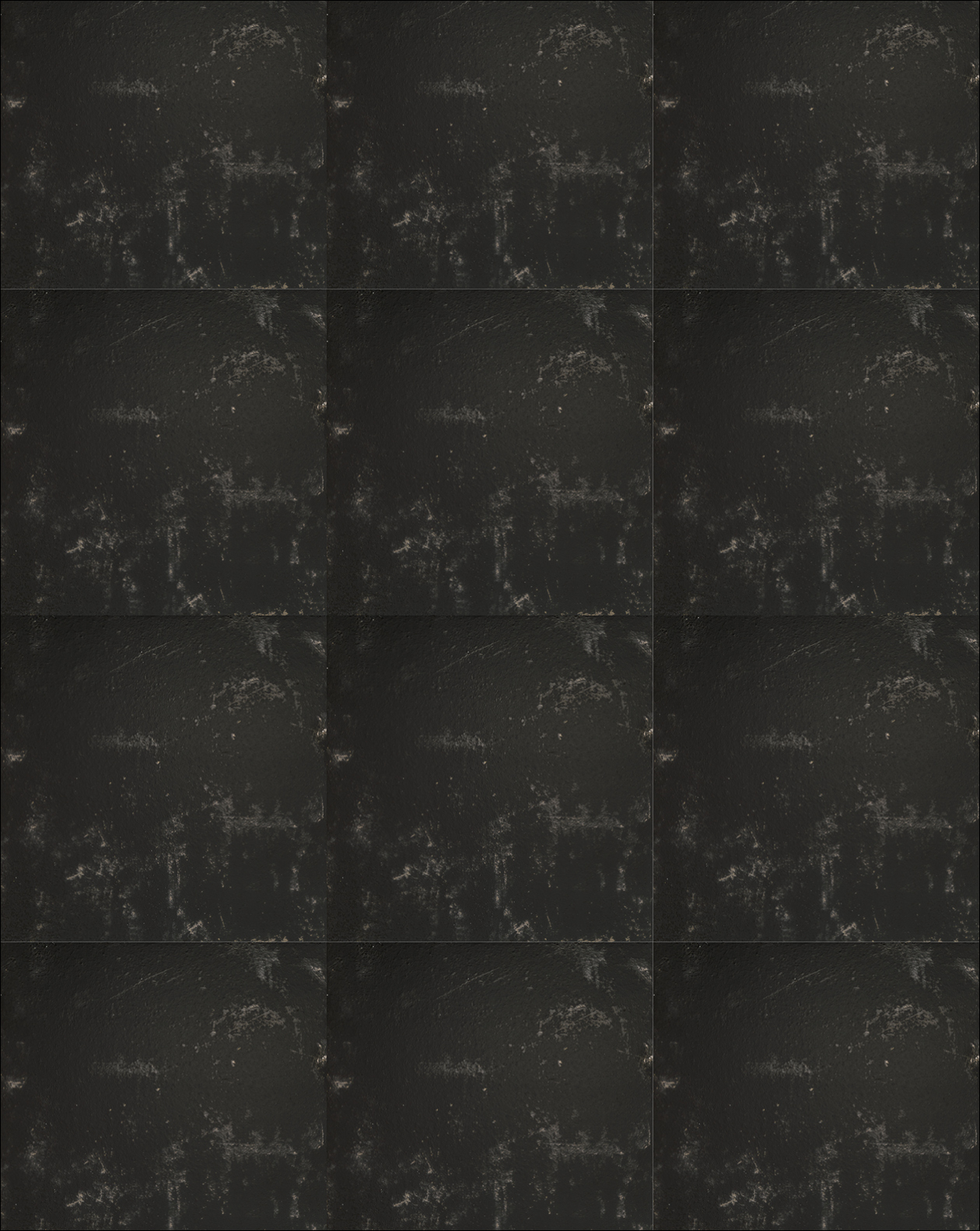 Flora Tiles Base Black Ground wall covering