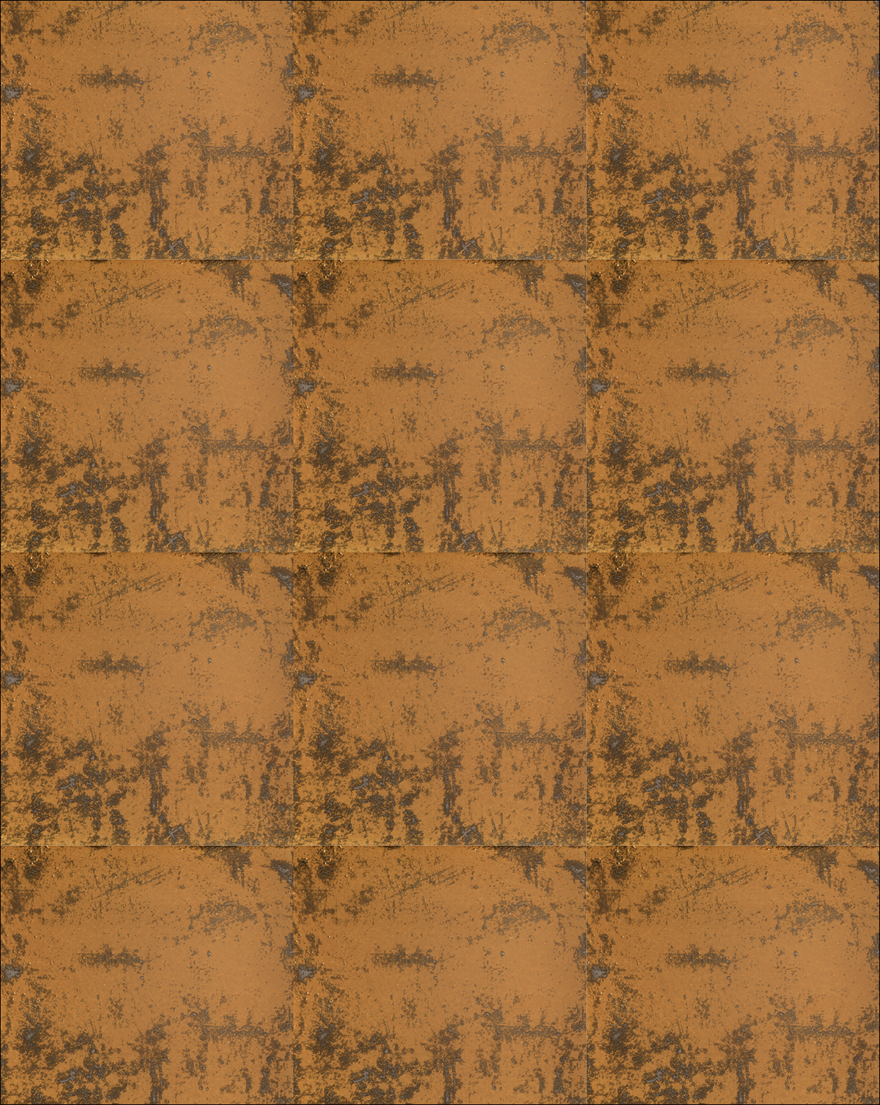 Flora Tiles Base Brown Garden wall covering
