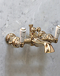 Georgian bath and shower wall mounted