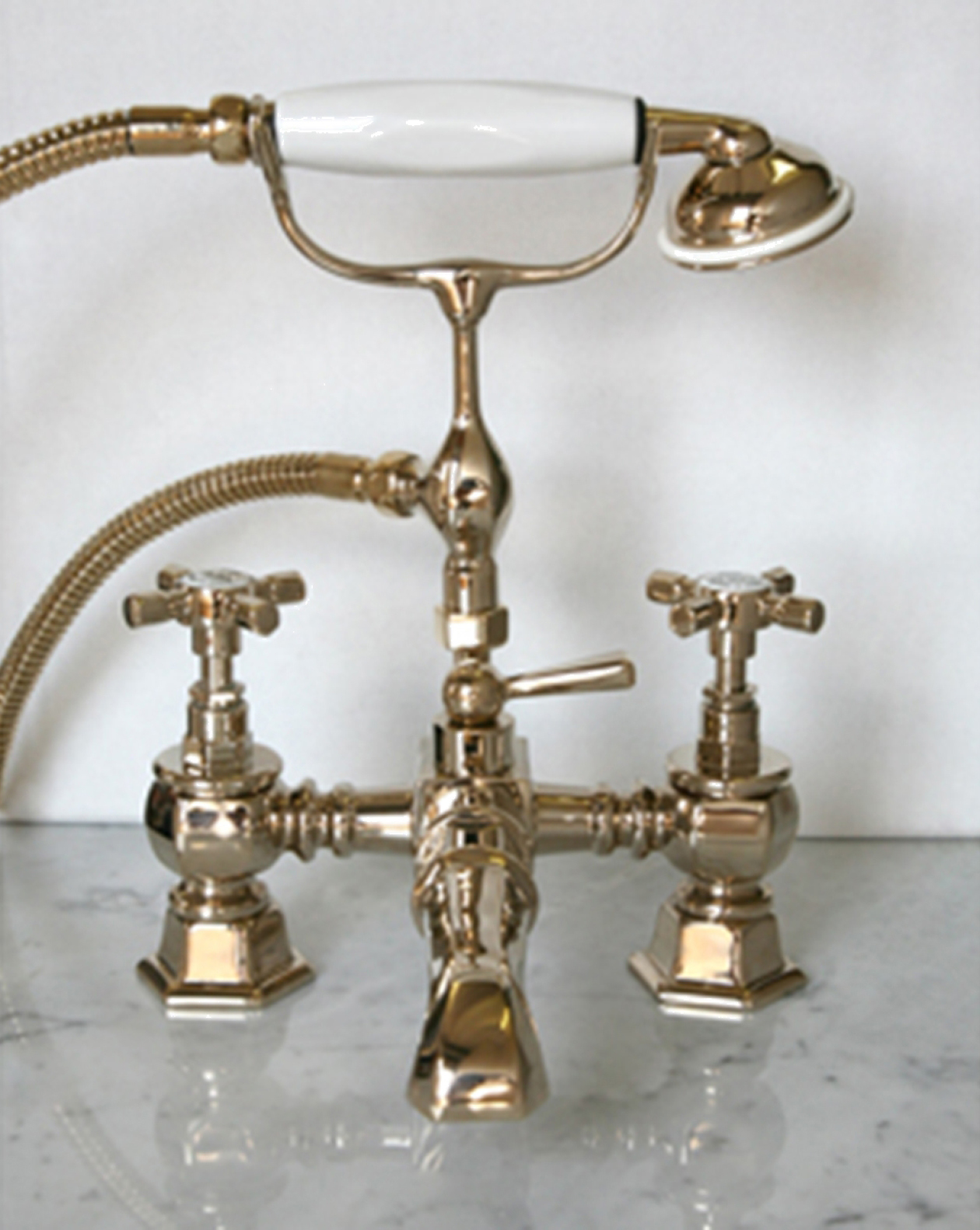Jubilee bath and shower mixer deck mounted
