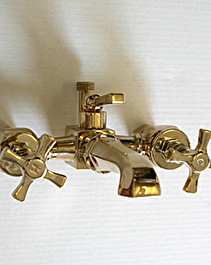 Jubilee bath and shower mixer wall mounted